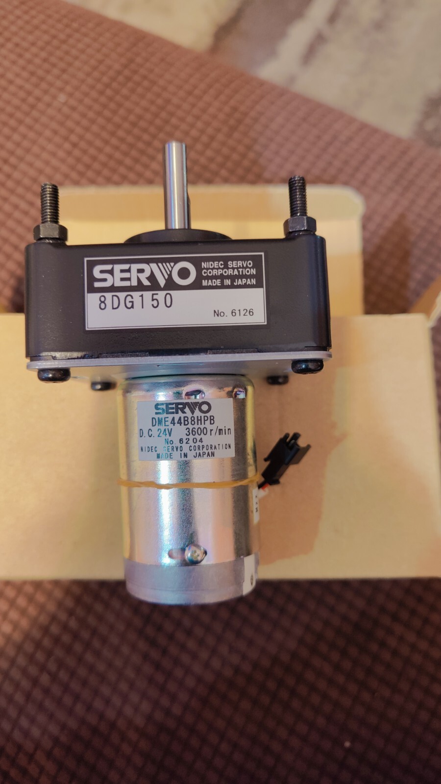 Servo Motor Nidec DME44B8HPB 8DG150