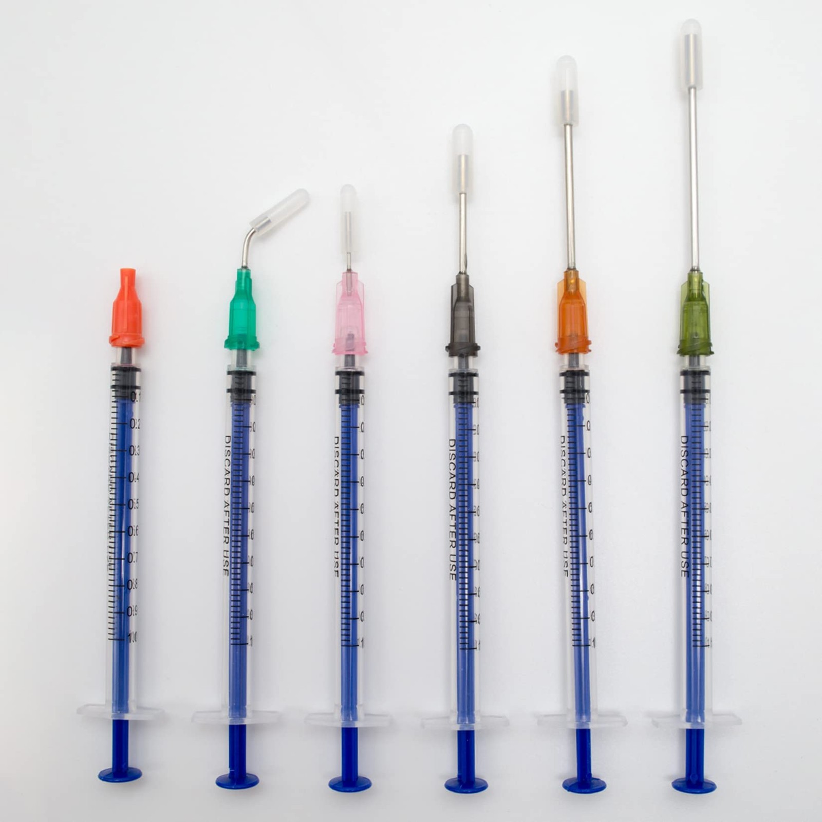 Glue Applicator Syringe with Blunt Tip Needle and Cap, for Liquid, Glue, Ink,