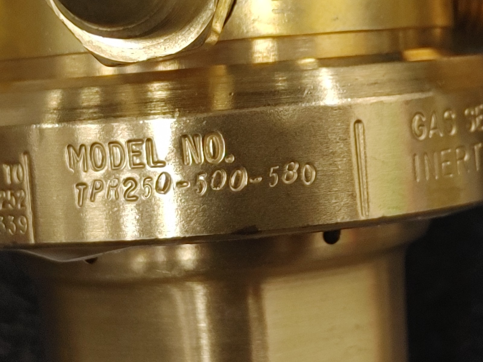 VICTOR TPR250-500-580 Single Stage Compressed Gas Regulator
