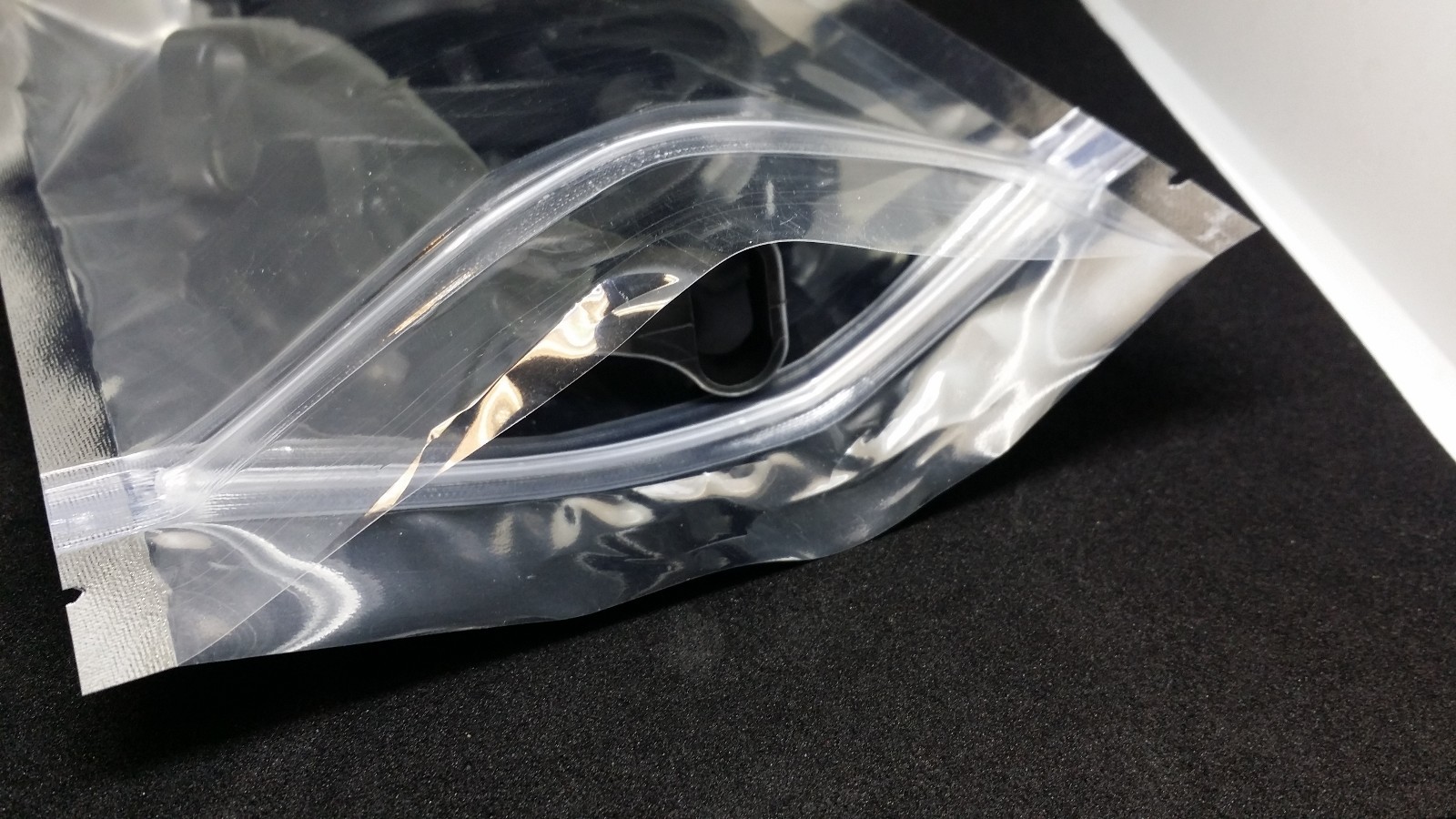 Stand Up Clear & Silver Aluminium Foil Reusable Zip Bag Food Save Mylar Metallic