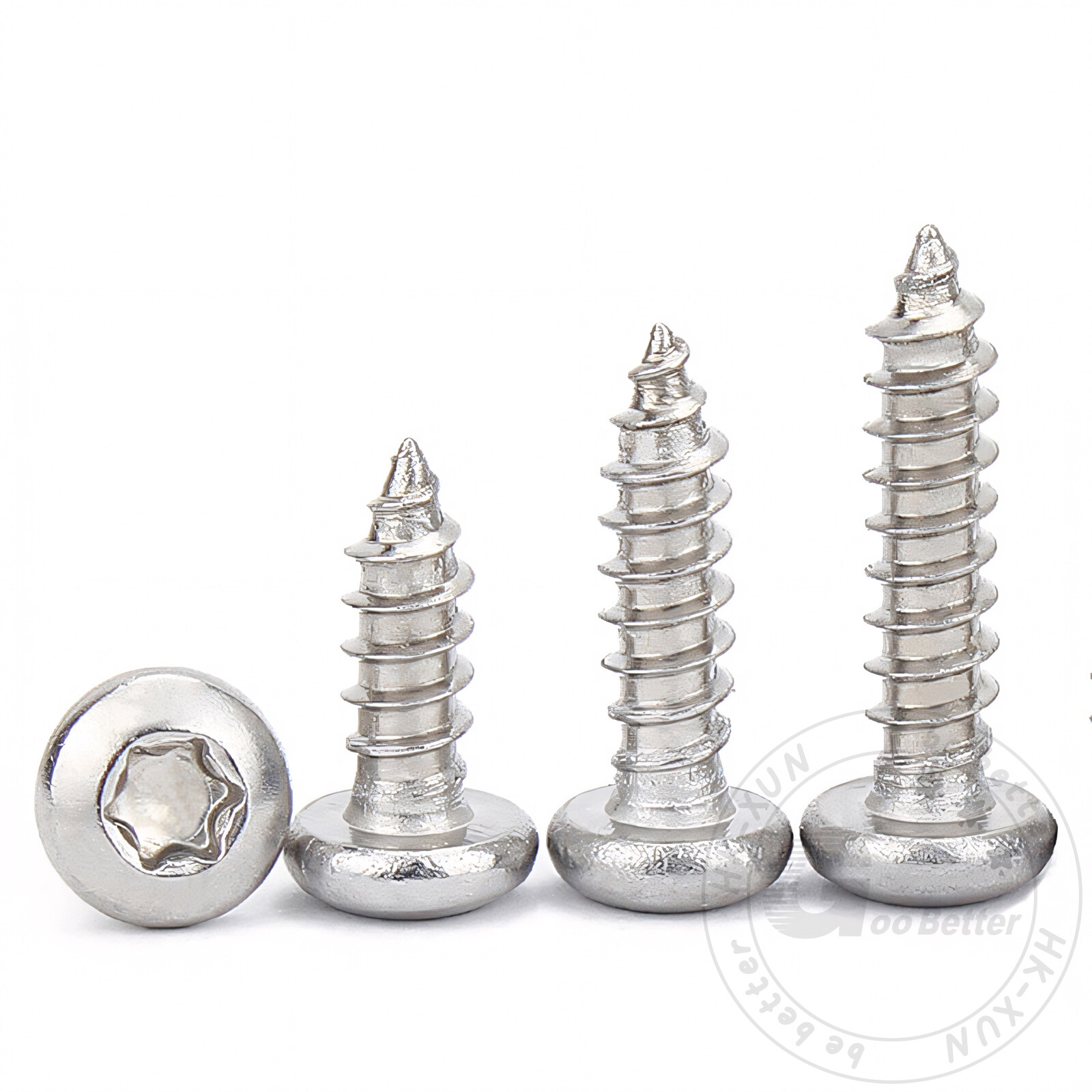 No.8 No.10 No.12 A2 STAINLESS STEEL TORX PAN HEAD SELF TAPPING SCREWS TAPPERS