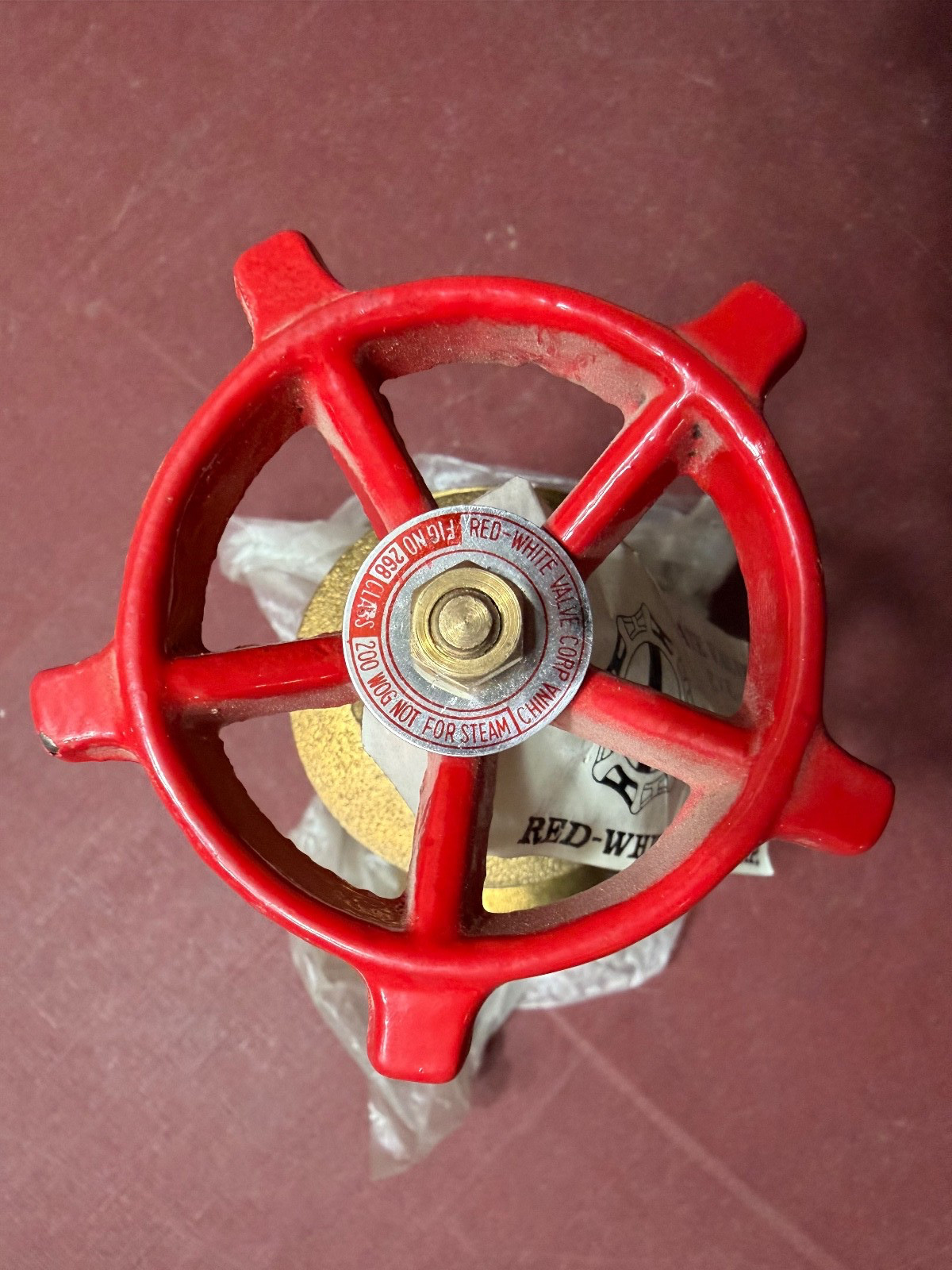 Red White Valve Corp. Brass Gate Valve 1-1/4″, 200 WOG. FIG #268, FREE SHIPPING