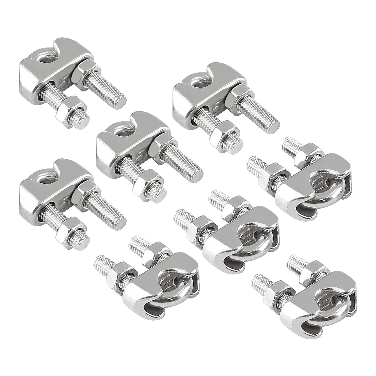3/16 Inch M5 Stainless Steel Wire Rope Cable Clip Clamp