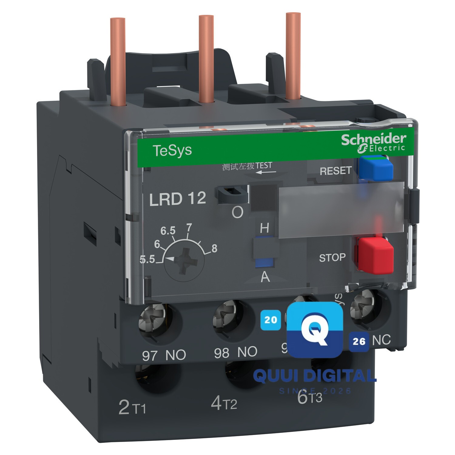 TeSys LRD Thermal Overload relay LRD12 5.5-8A LRD12C apply to LC1D contactor