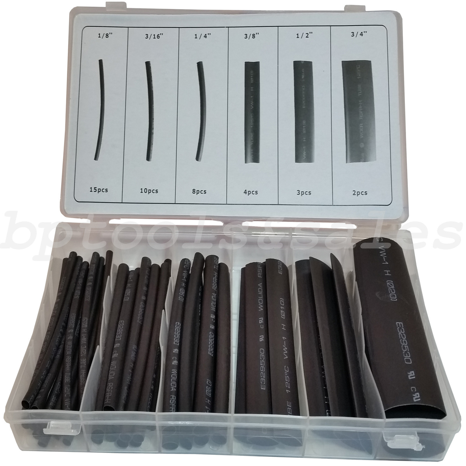 42 Pc Marine Heat Shrink Tubing Assortment 3:1 Ratio Waterproof Electrical Wire