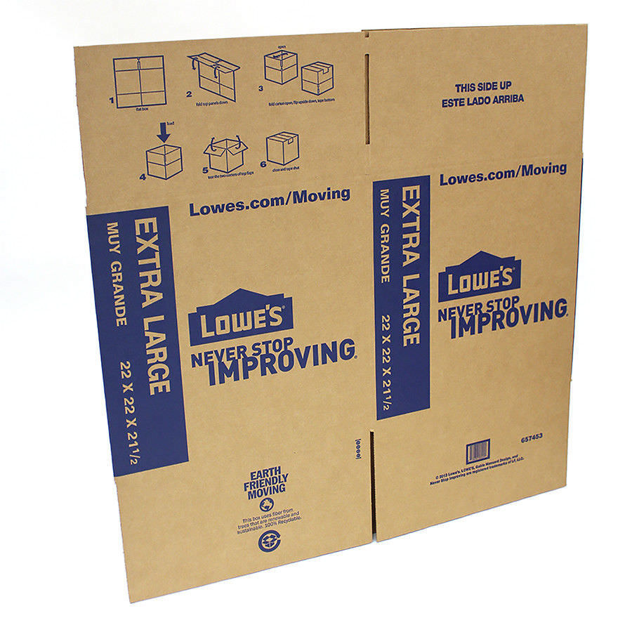 Pack of 5 Extra Large Cardboard Boxes 22″ x 22″ Moving Shipping Packing Supplies