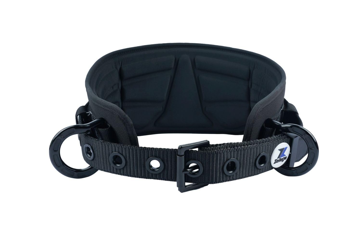 Heavy Duty Polyester Work Body Belt Black Tool Support Strap Secure Fastener