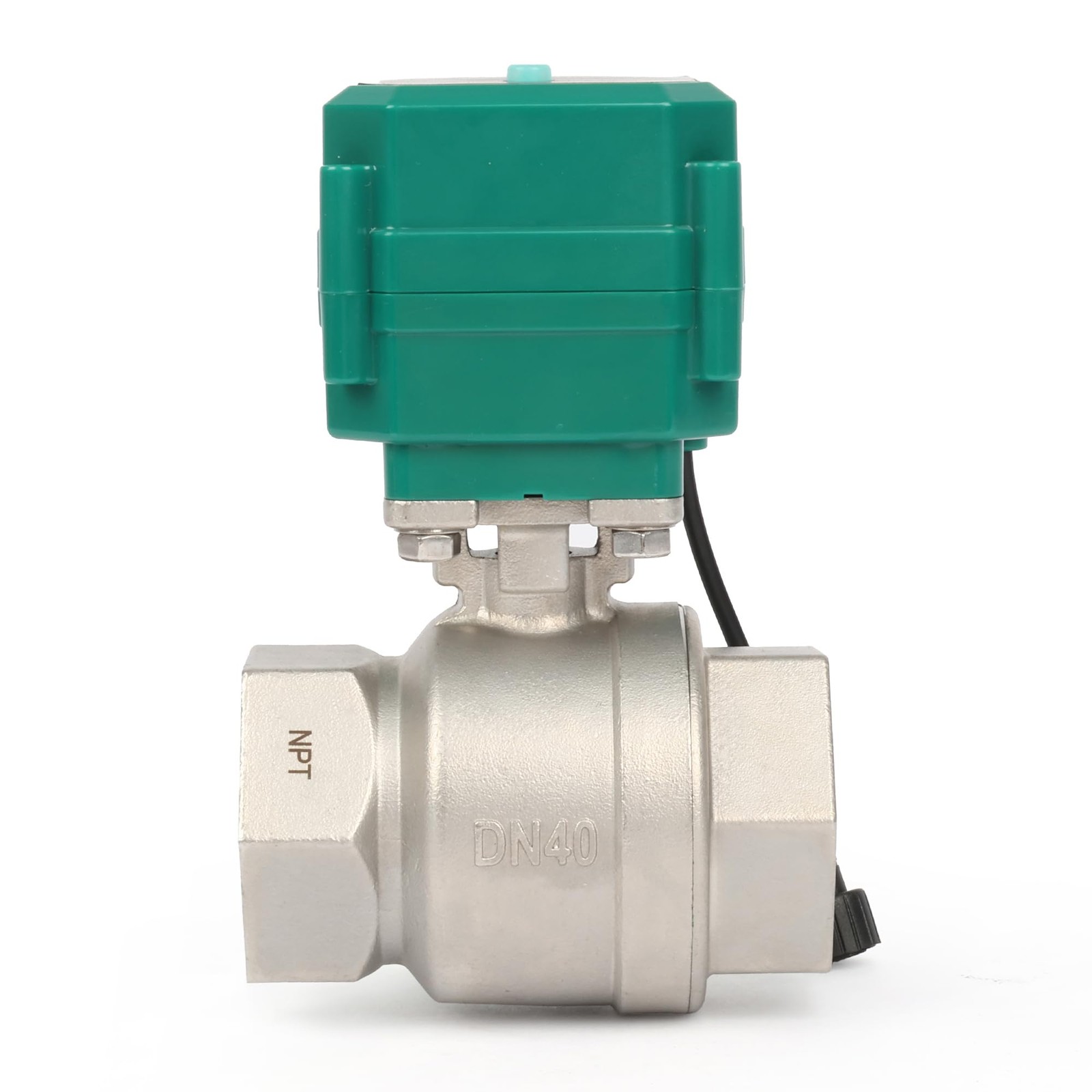 U. S. Solid Wifi Smart Motorized Ball Valve 1 1/2 in SS US Plug Manual Switch
