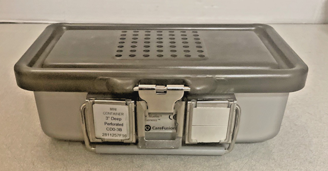 V. MUELLER GENESIS CD0-3B 10″ x 6″ x 3″ Mini Sterilization Container
