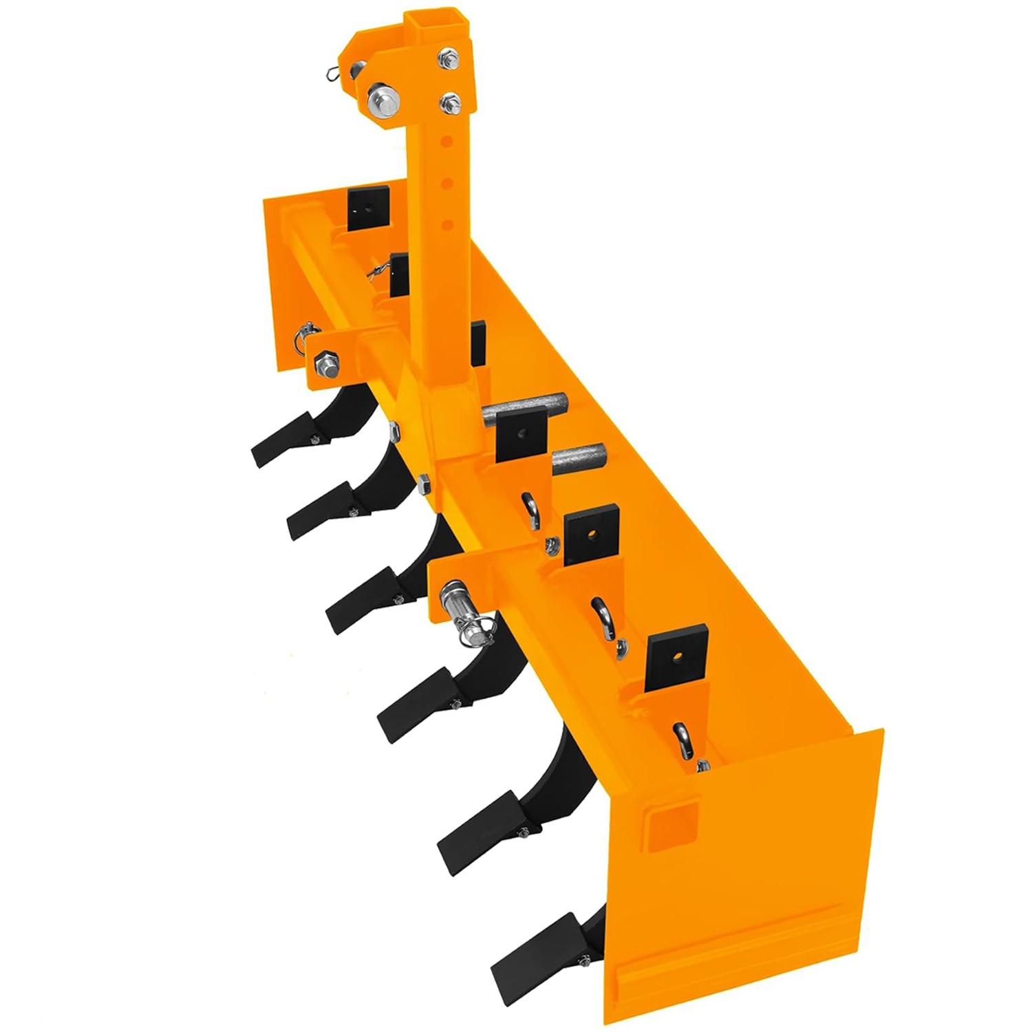 For Category 1 Tractors 3 Point Box Grading Blade Scraper Blade Steel 55″,Yellow