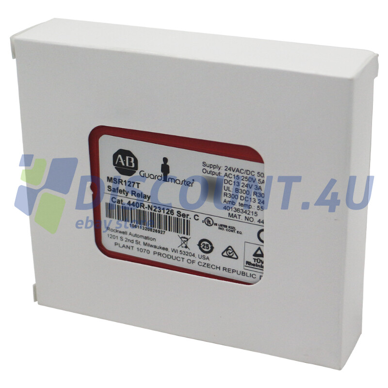 440R-N23126 Allen Bradley 440RN23126 MSR127T Safety Relay