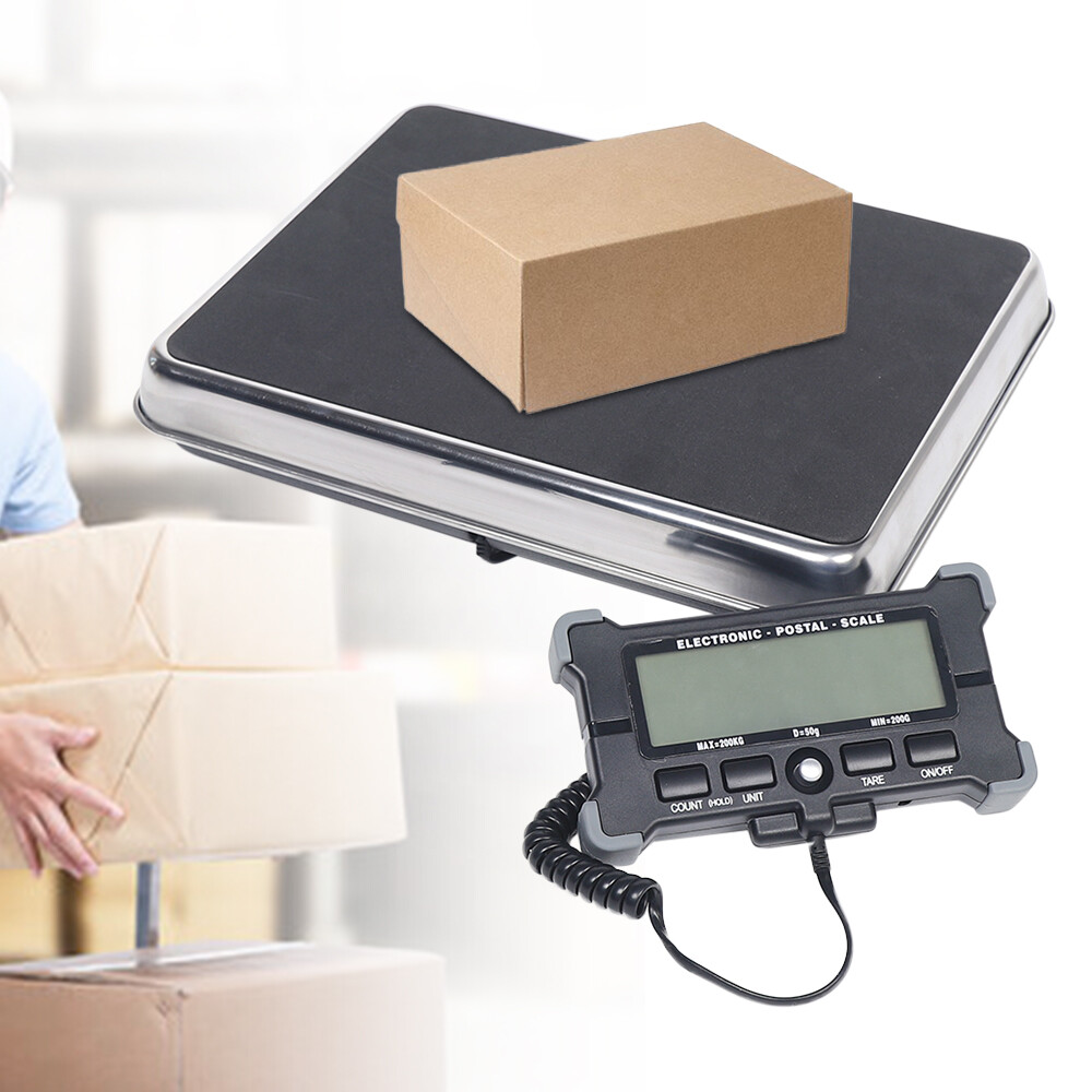 Digital Postal Scale 440lbs 200kg Tabletop Shipping Weight Postage Weighing USA