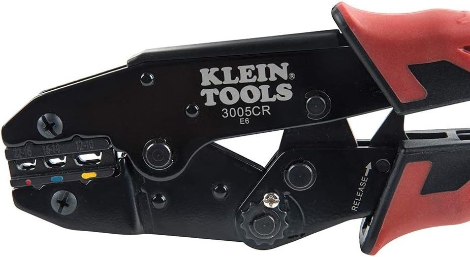 3005CR Wire Crimper Tool, Ratcheting Insulated Terminal Crimper for 10 to 22 …
