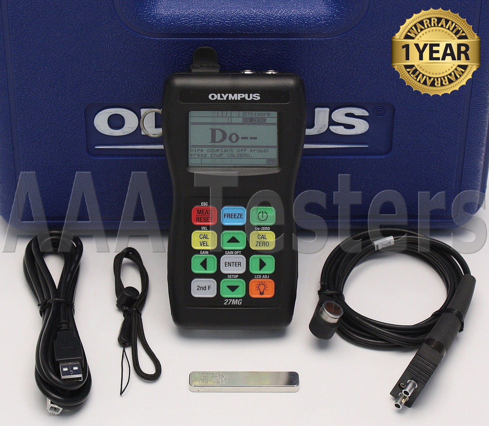 Olympus Panametrics 27MG Ultrasonic Thickness Gage Gauge 27-MG