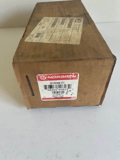 Norgren D1024B-C1 Poppet Solenoid Valve 3 Port 2 Position Normally Closed NEW