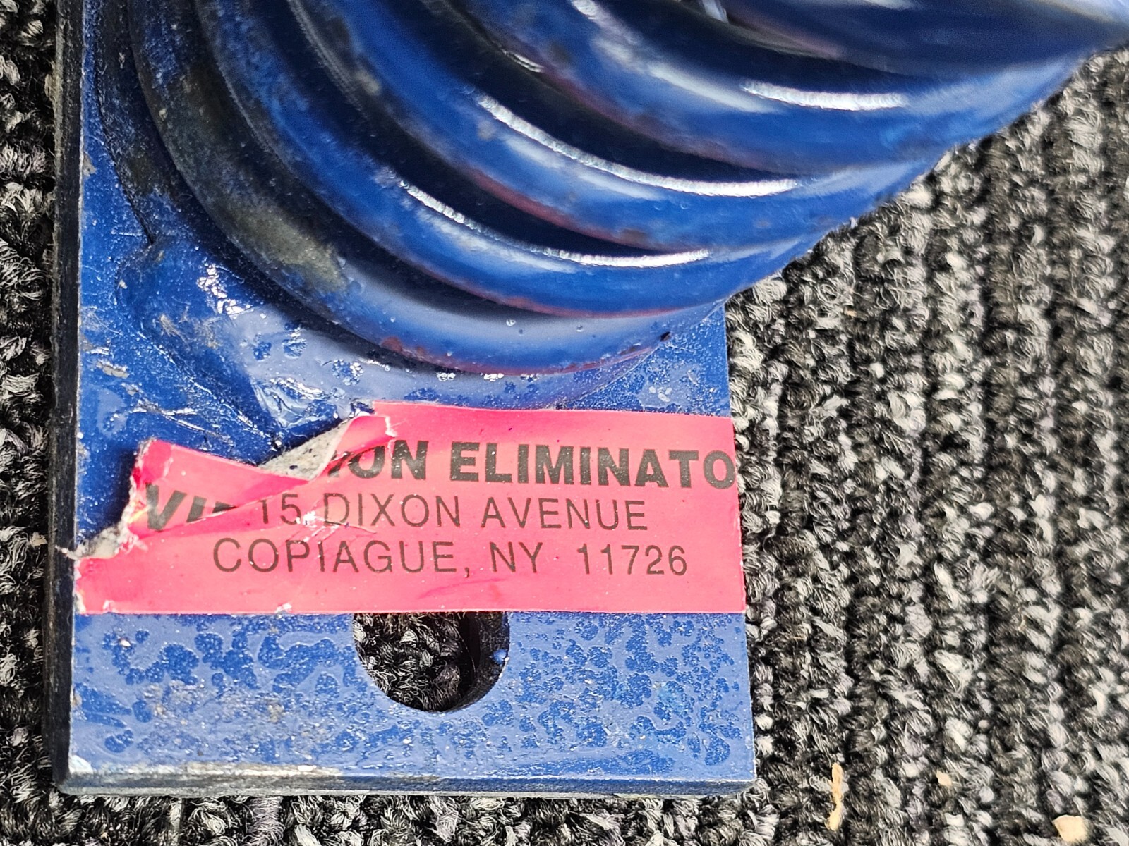 Vibration Eliminator Open Spring Mount Isolator Deflection Blue Silver OST1