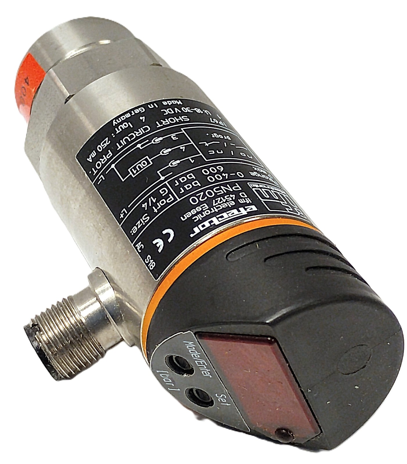 Efector PN-400-SBR14-HFPKG/US/ /V PN5020 18-30 V DC 0-400 bar Pressure Sensor