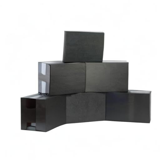 Black Shipping Boxes Packing Corrugated Cartons Many Sizes Available Save Now!