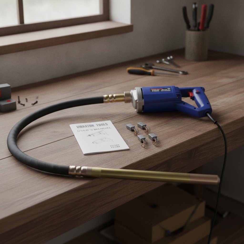 Portable 13000 VPM Concrete Vibrator – 6.6ft Length, Lightweight Design