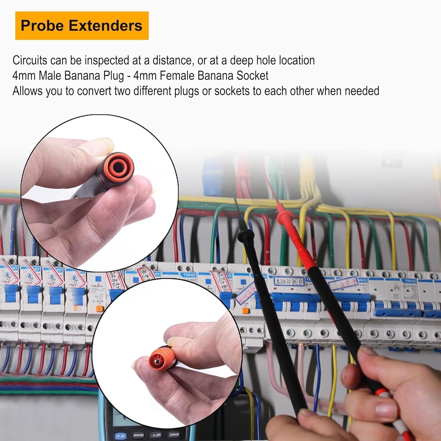 Test Probe Extenders TP280 For Fluke L210 Light Kit TP1 TP2 TP4 TP220 TP175 TP74