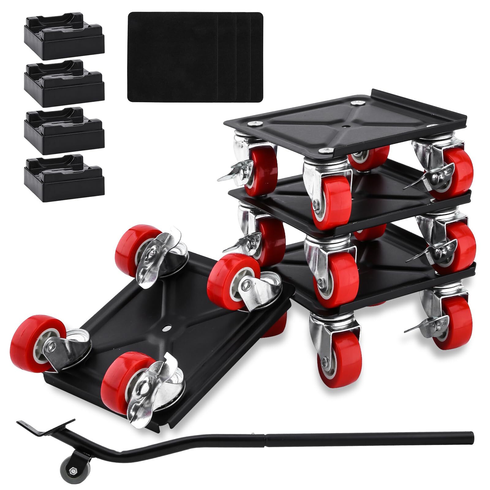4-Pack Furniture Mover Sliders Heavy Duty Moving Dolly 1600 LBS Capacity