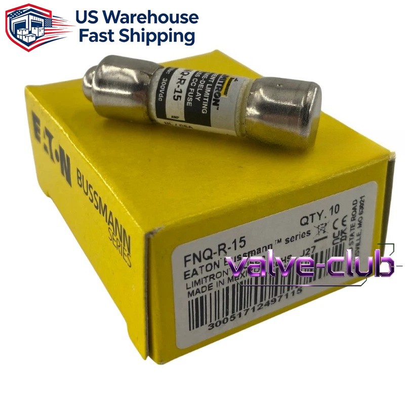 10PCS FNQR15 New Bussmann FNQ-R-15 15A 600Vac Time-delay Fuse Fast Shipment