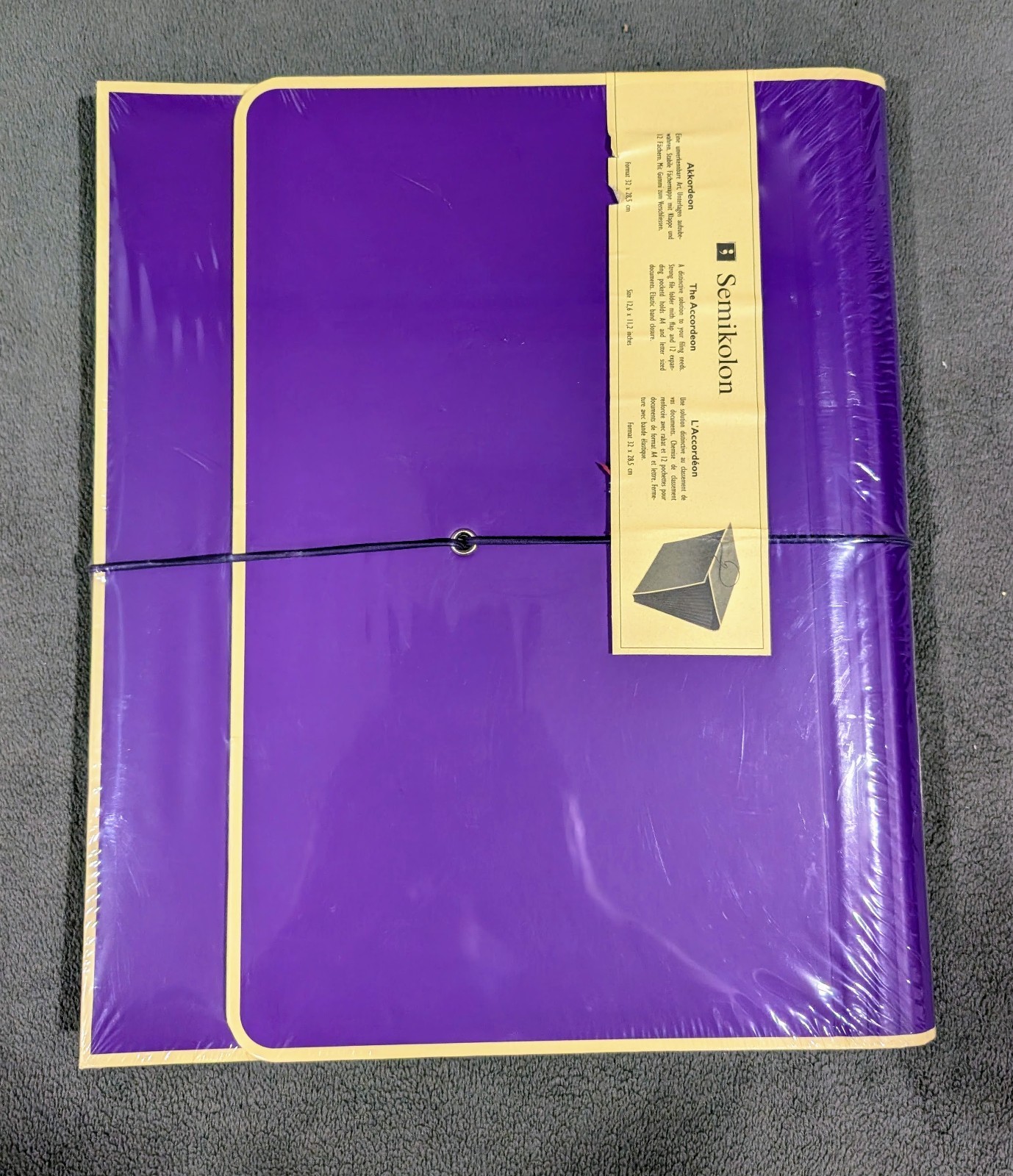 Semikolon The Accordion Folder – Plum – New