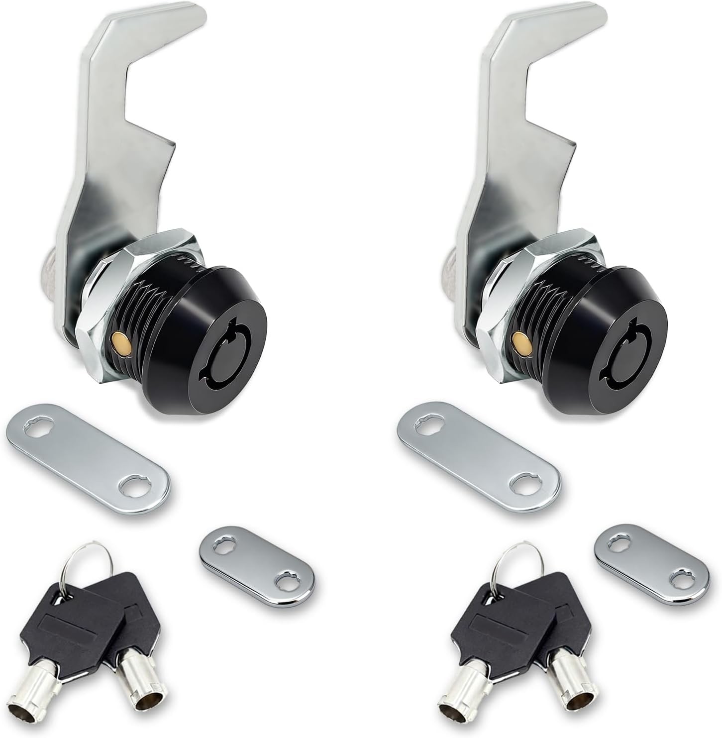 Harbor Freight Tool Cart Lock – Zinc Alloy (5/8 Inch 1 Pack-Black) – Hook Cam