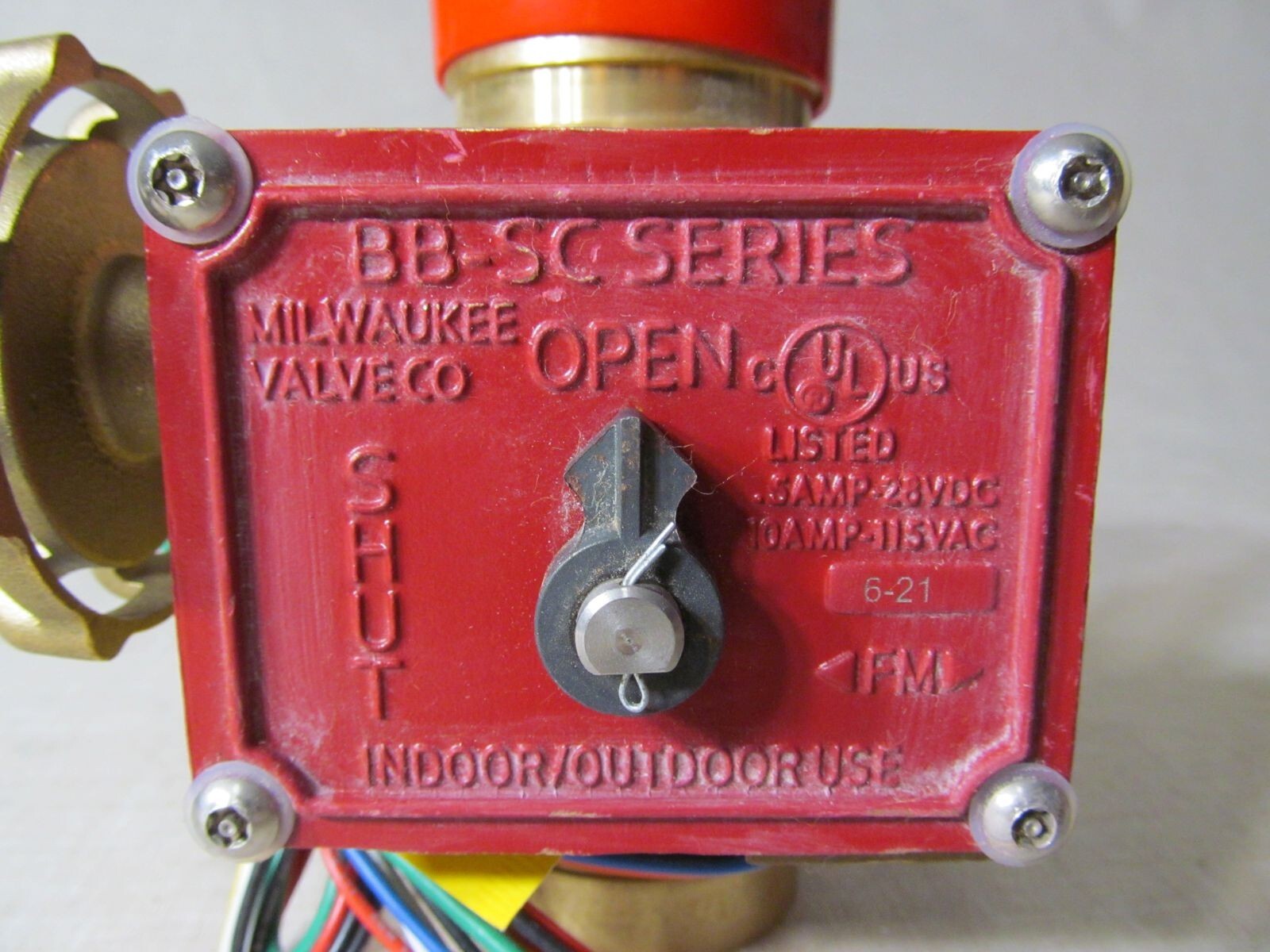 MILWAUKEE VALVE 97017-L BB-SC SPRINKLER CONTROL BUTTERFLY VALVE 2″ BRONZE 175 PS