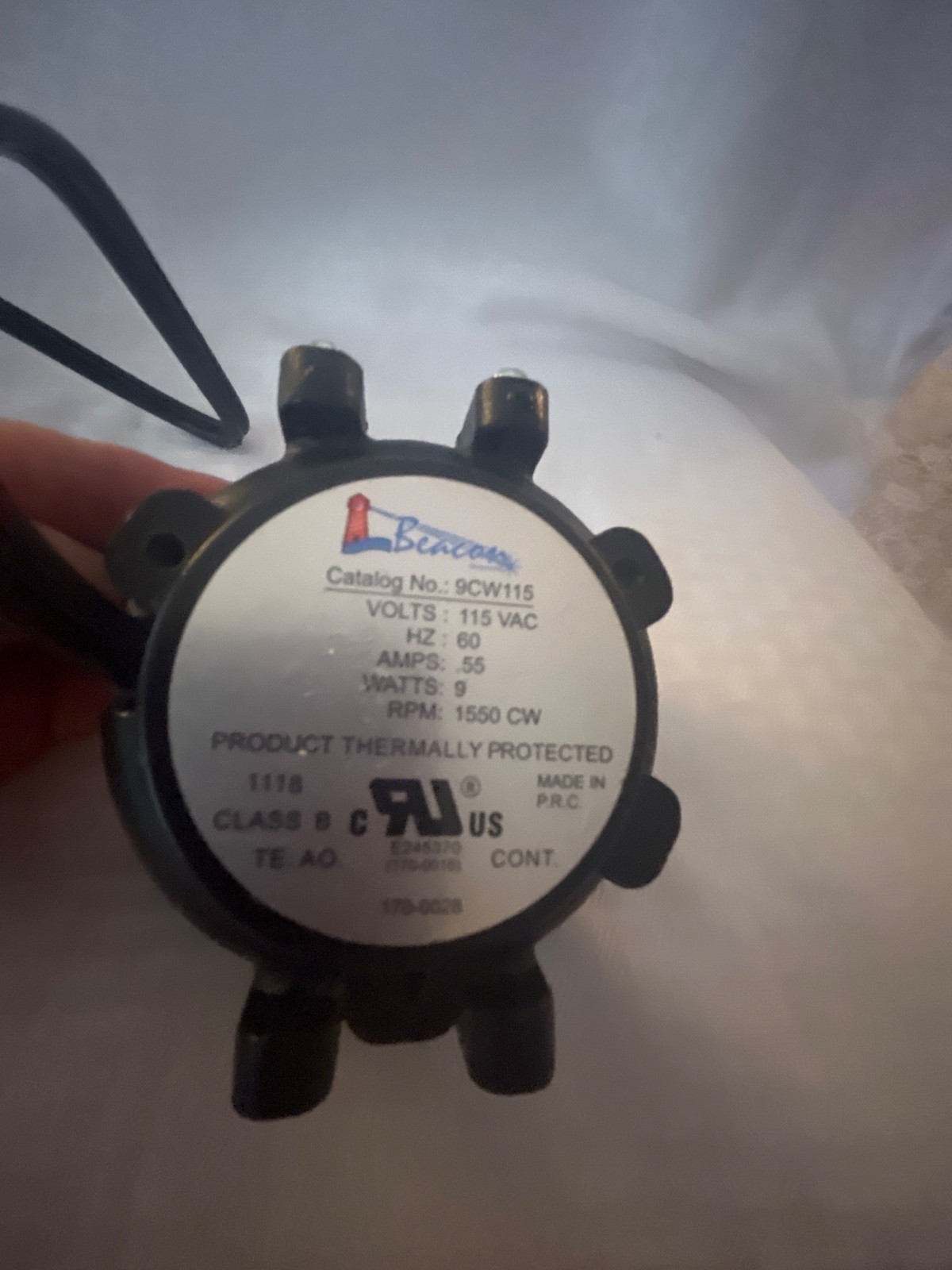 9CW115 Fan Motor Beacons