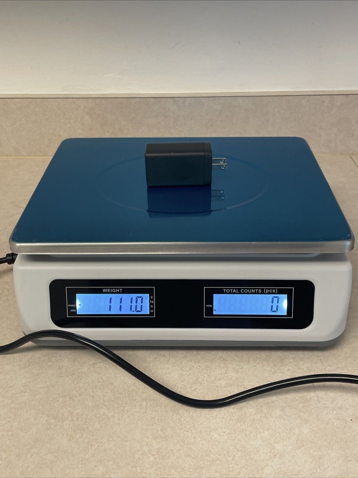 Industrial Counting Scale 30kg/66lb x 0.1g Precision Bench Counter Scale