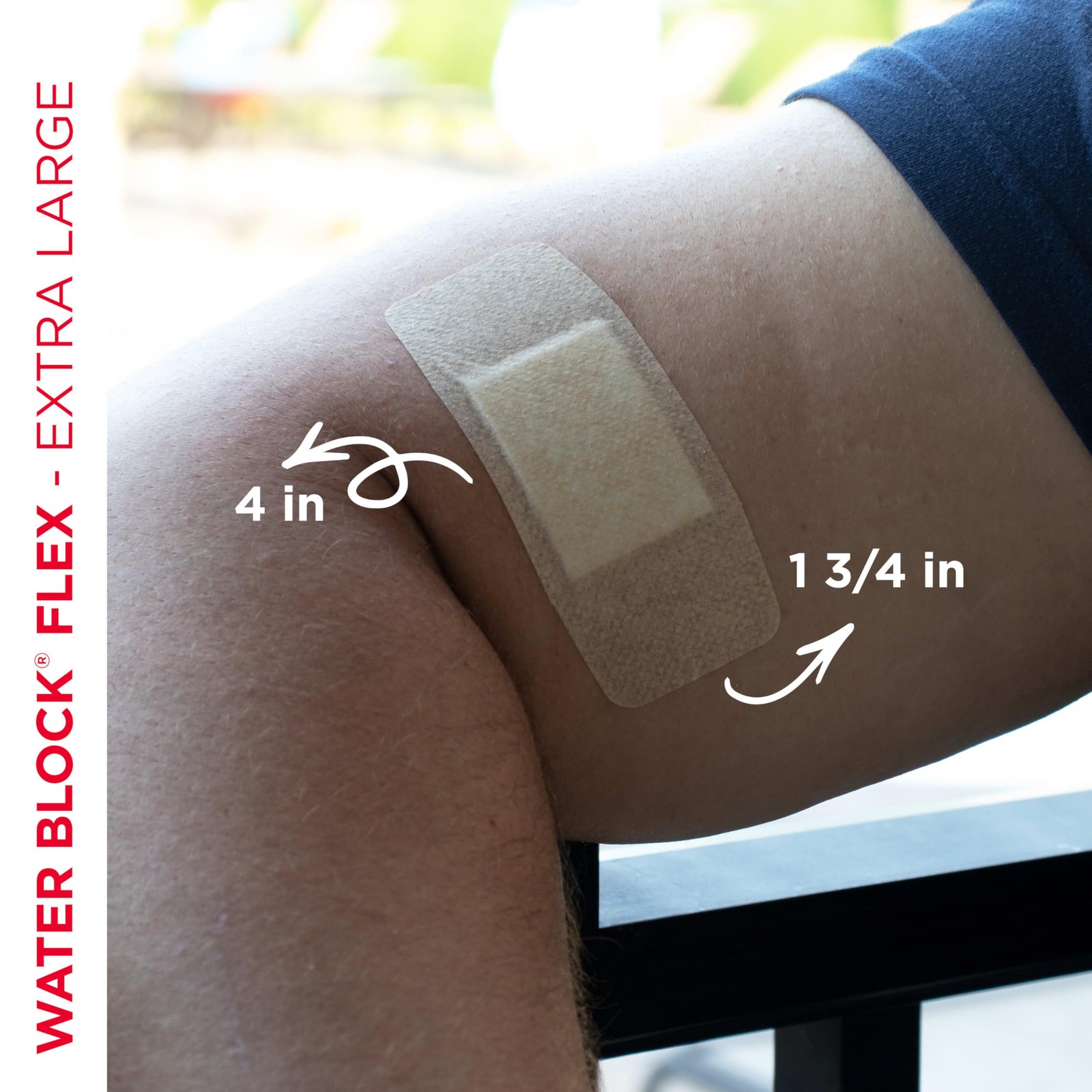 Band-Aid Brand Water Block Flex 100% Waterproof Adhesive Bandages for 7 Count
