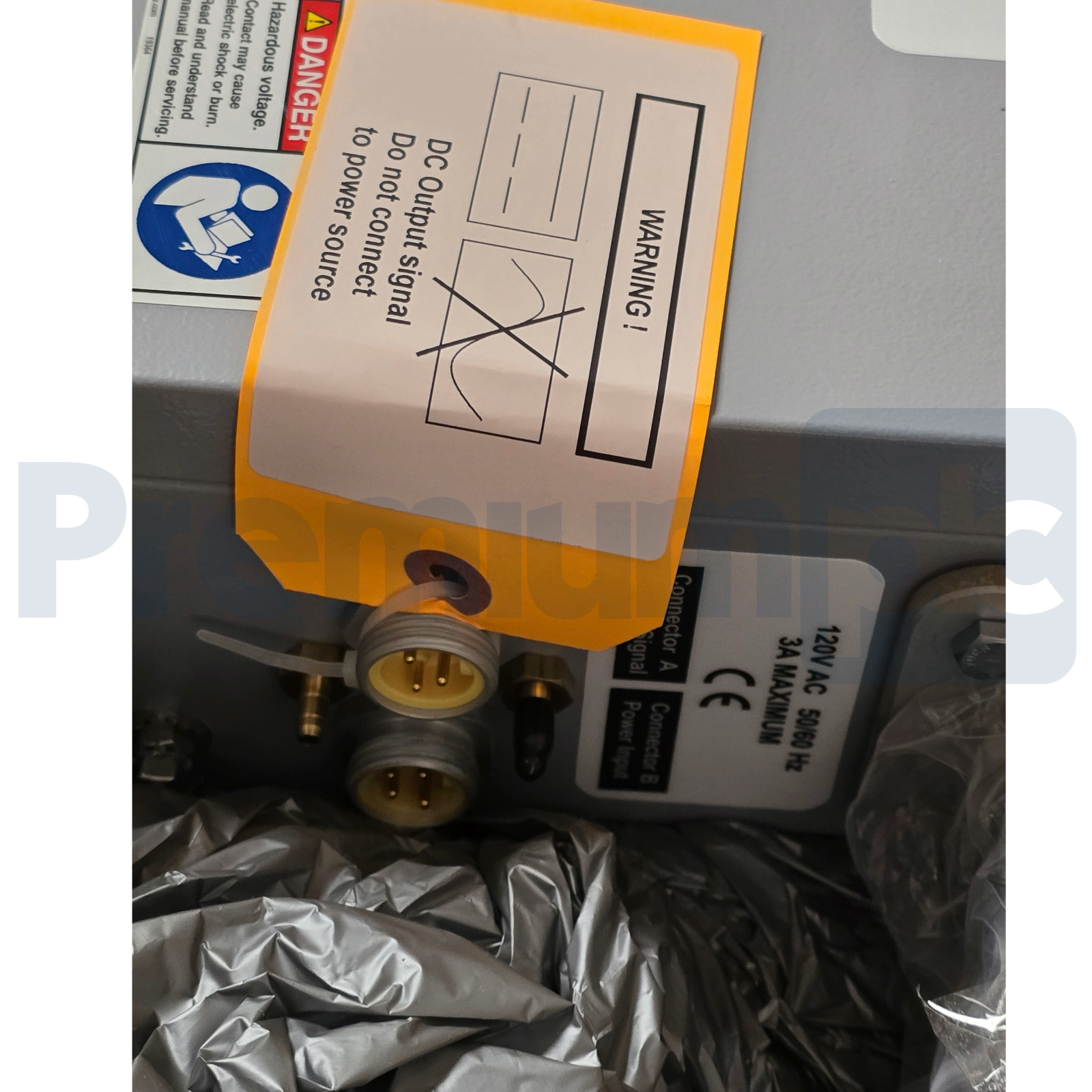 MAC INSTRUMENTS MAC-125 MOISTURE ANALYZER S 0-100% MAC125-100-120V w/CABLES NSNP