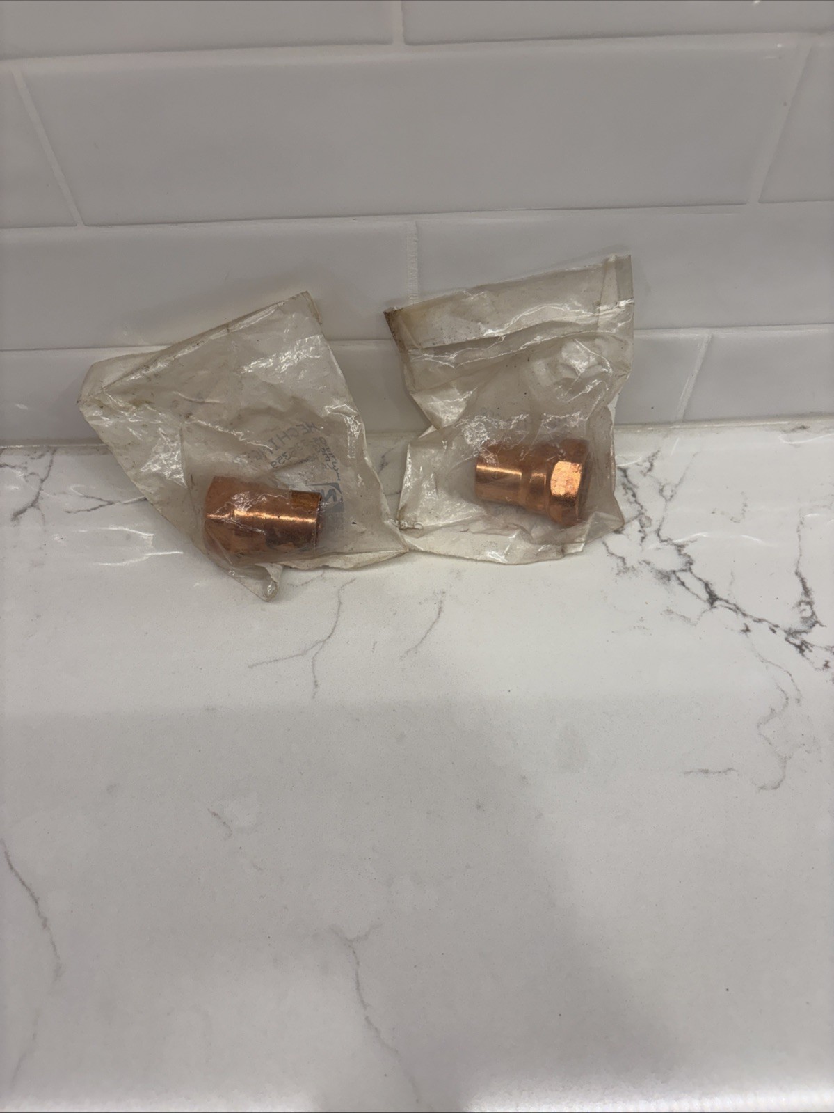 LOT OF 2 NEW NIBCO 603 1/2″ COPPER PRESSURE ADAPTER