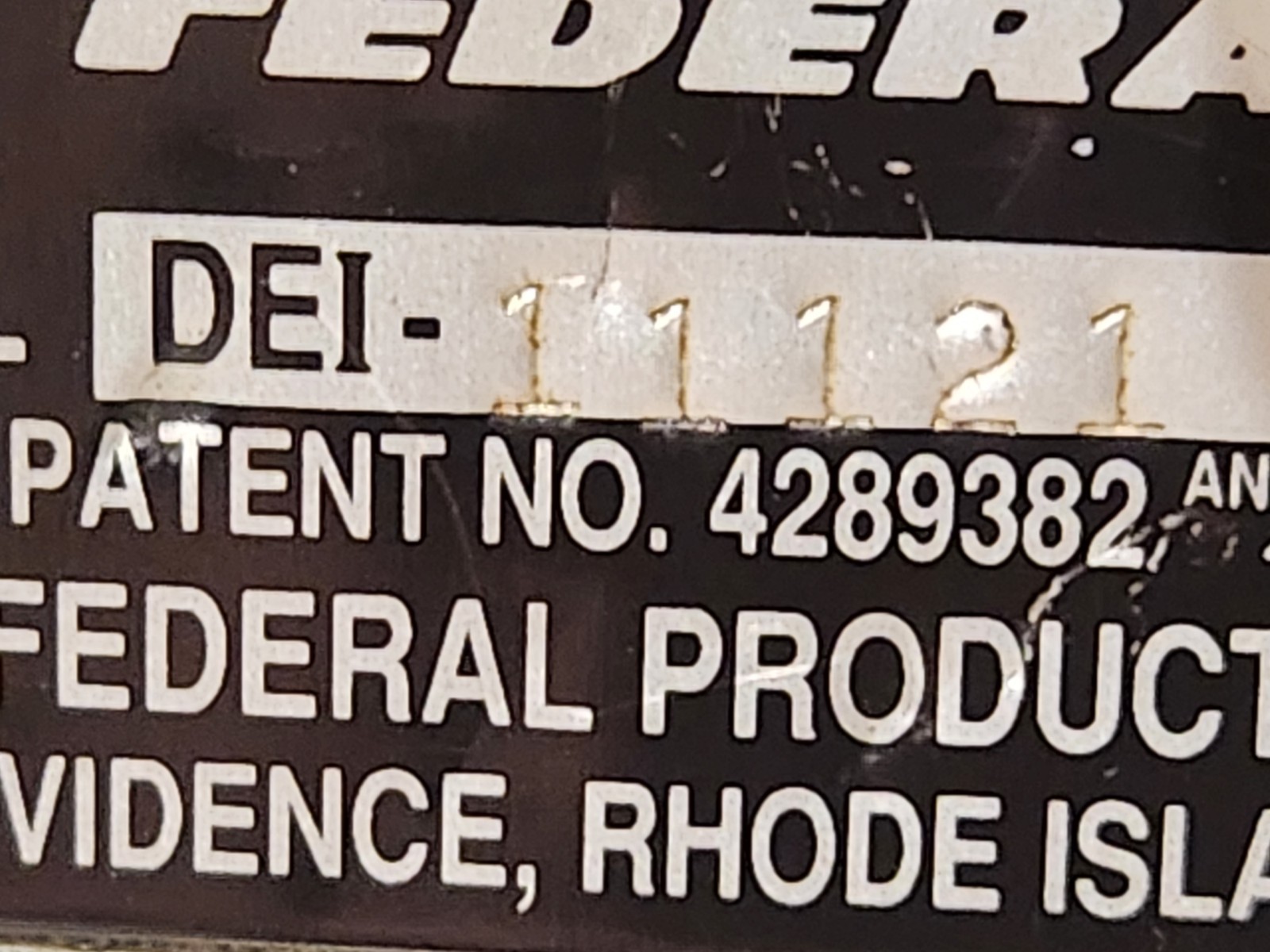 Federal Digital Indicator DEI-11121 W/BASE (NO POWER SUPPLY)