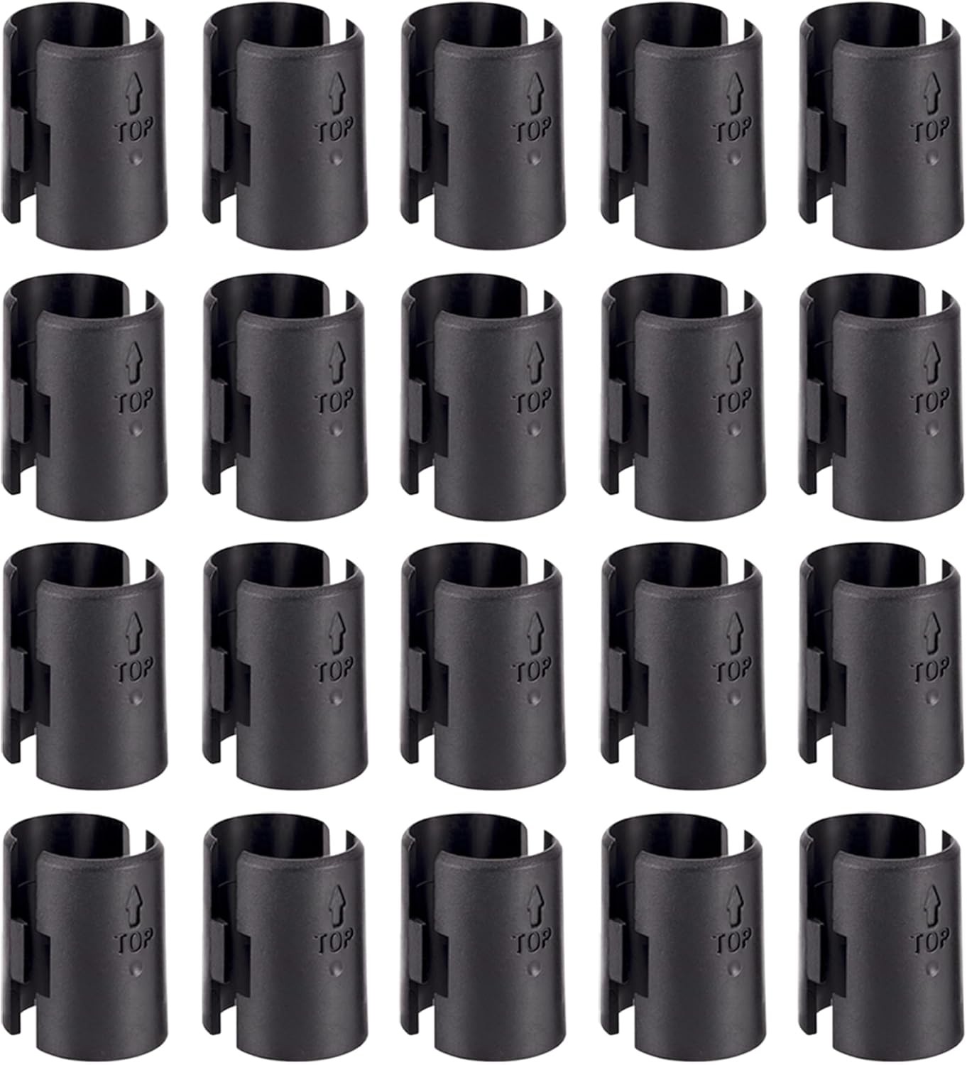 Wire Shelf Clips,40-Packs Shelving Lock Clips for 40 Packs, Black