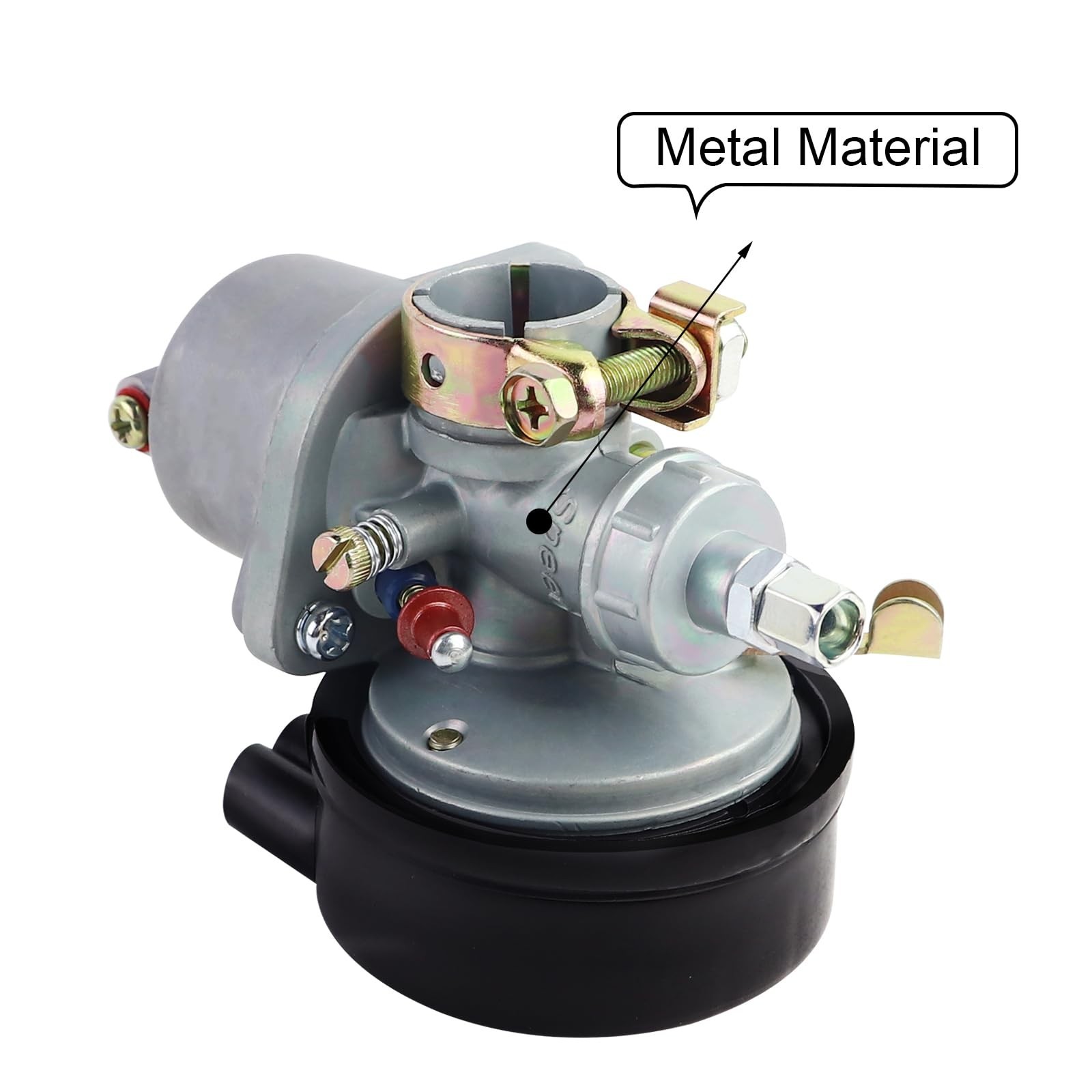 FLYPIG 49cc Engine Carburetor for 80cc 66cc 60cc 50cc 2 Stroke Bicycle Motori…