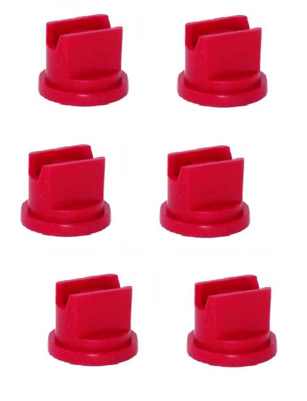 Pack of 6 – Greenleaf Spraymax Extended Range Red Spray Tip 110° SMP11004