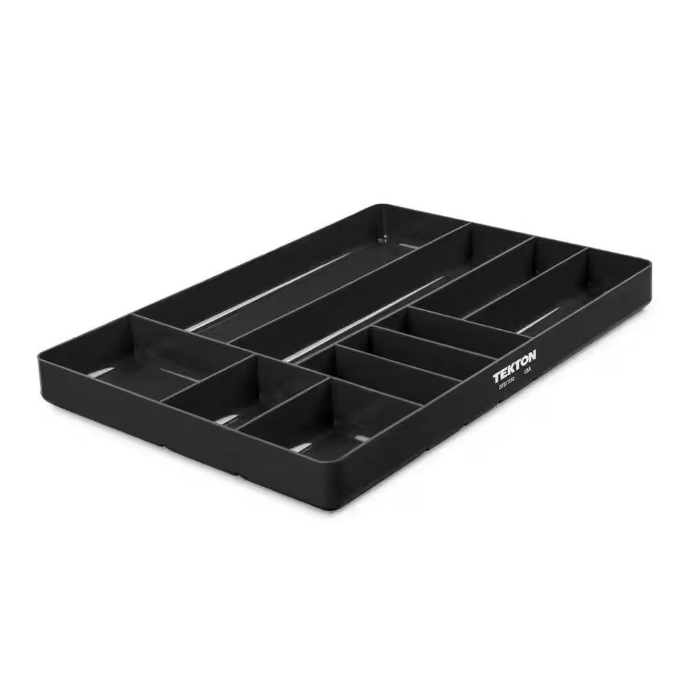 10-Compartment Organizer Tray (Black)
