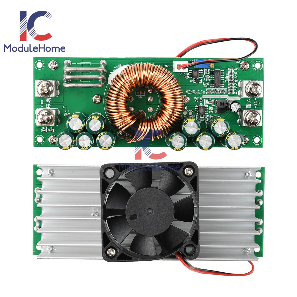 1200W 30A 1500W 50A Adjustable DC-DC Step-down Buck Power Supply Module