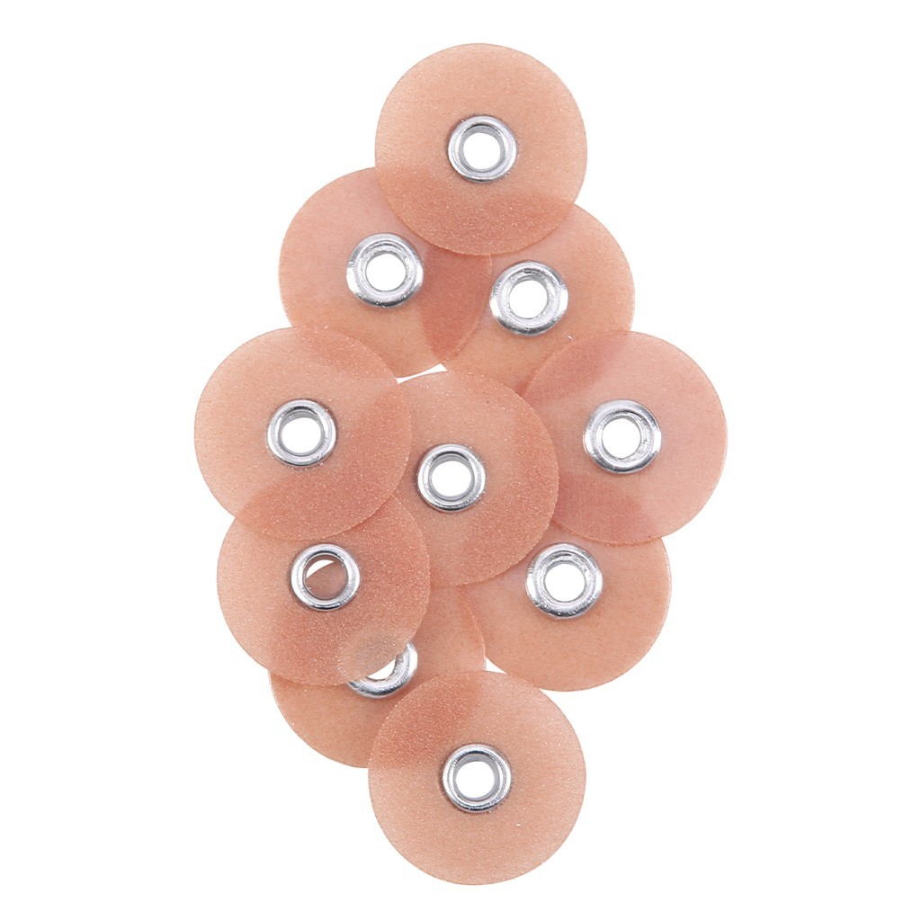 40PCS Dental Soflex Discs Composite Finishing Polishing Discs 12.7mm & mandrel