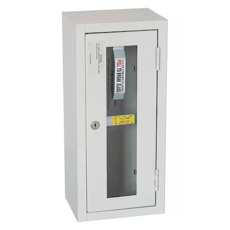 Zoro Select 35Gx48 Fire Extinguisher Cabinet, Surface Mount, 17 15/16 In