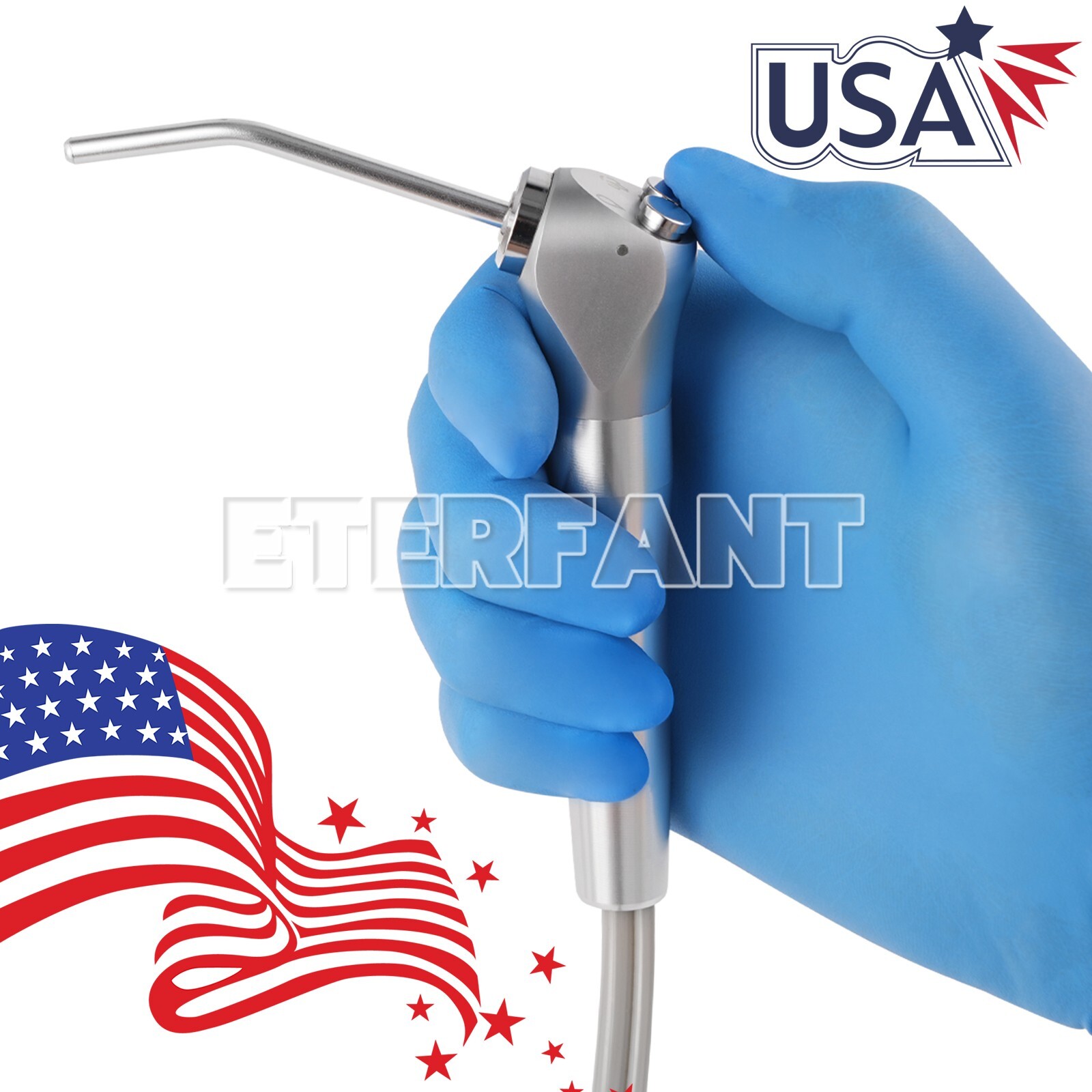 Portable Dental Turbine Unit 4 Hole with Weak Suction Work with Air Compressor