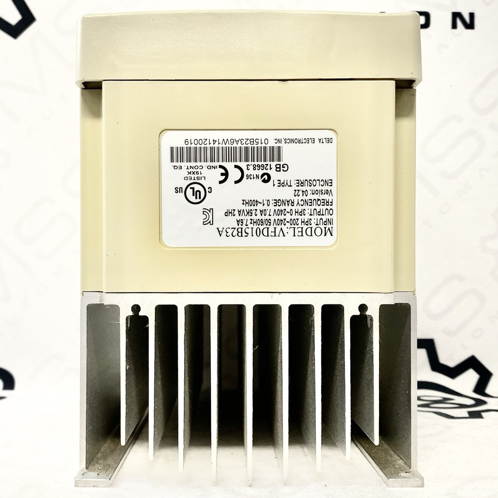 Delta VFD015B23A VFD-B 2HP 200-240V 7.6A Variable Frequency AC Drive USA