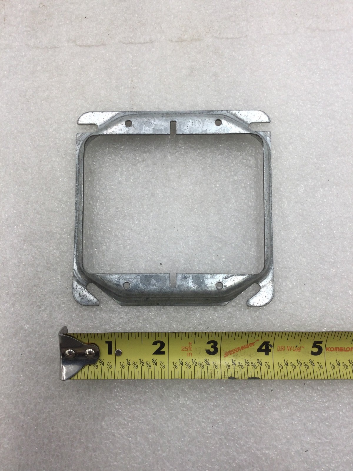 Lot of 12 Mixed Brands 1/2″ Raised 4″ Square Double Gang Mud Ring