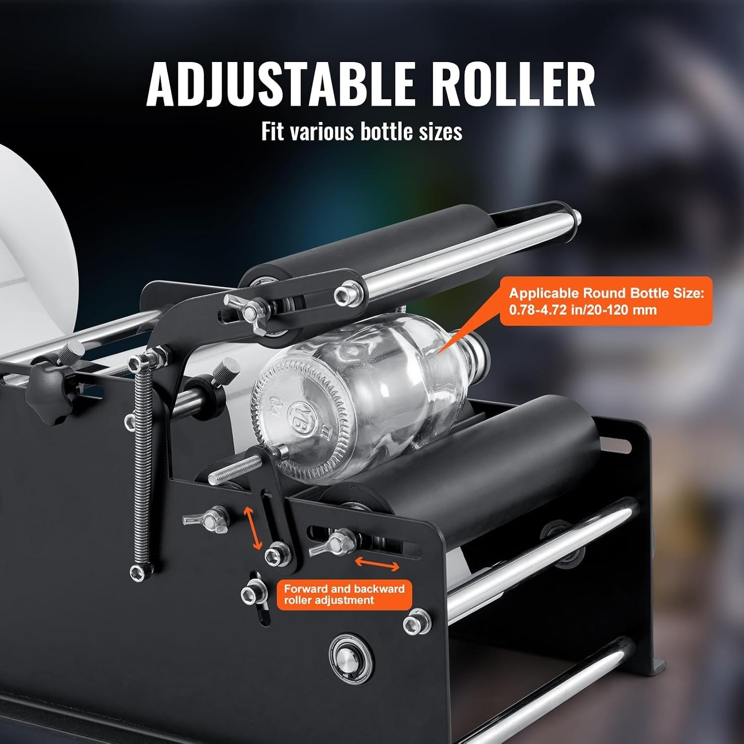 Manual Round Labeling Machine, 15-20pcs/min, Applicator for Round Bottles, Ad…