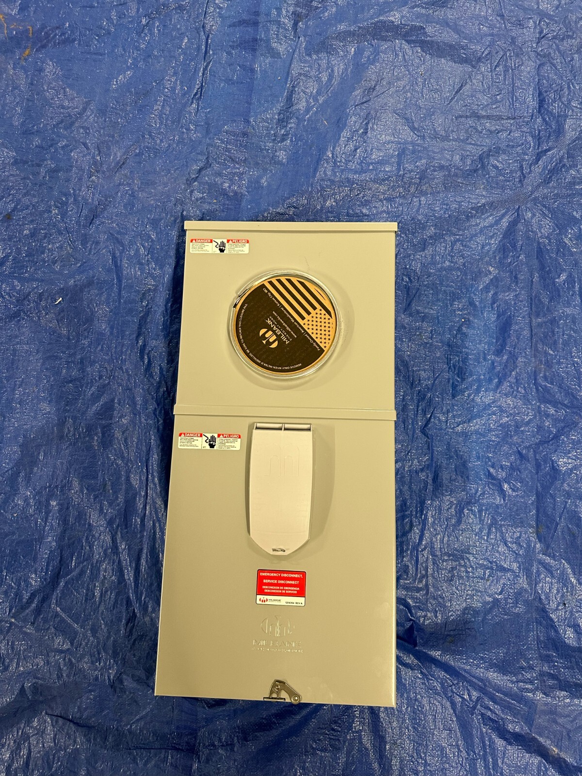 MILBANK U5854 PXL 200 4 200Amp MAIN Breaker Single Phase Meter