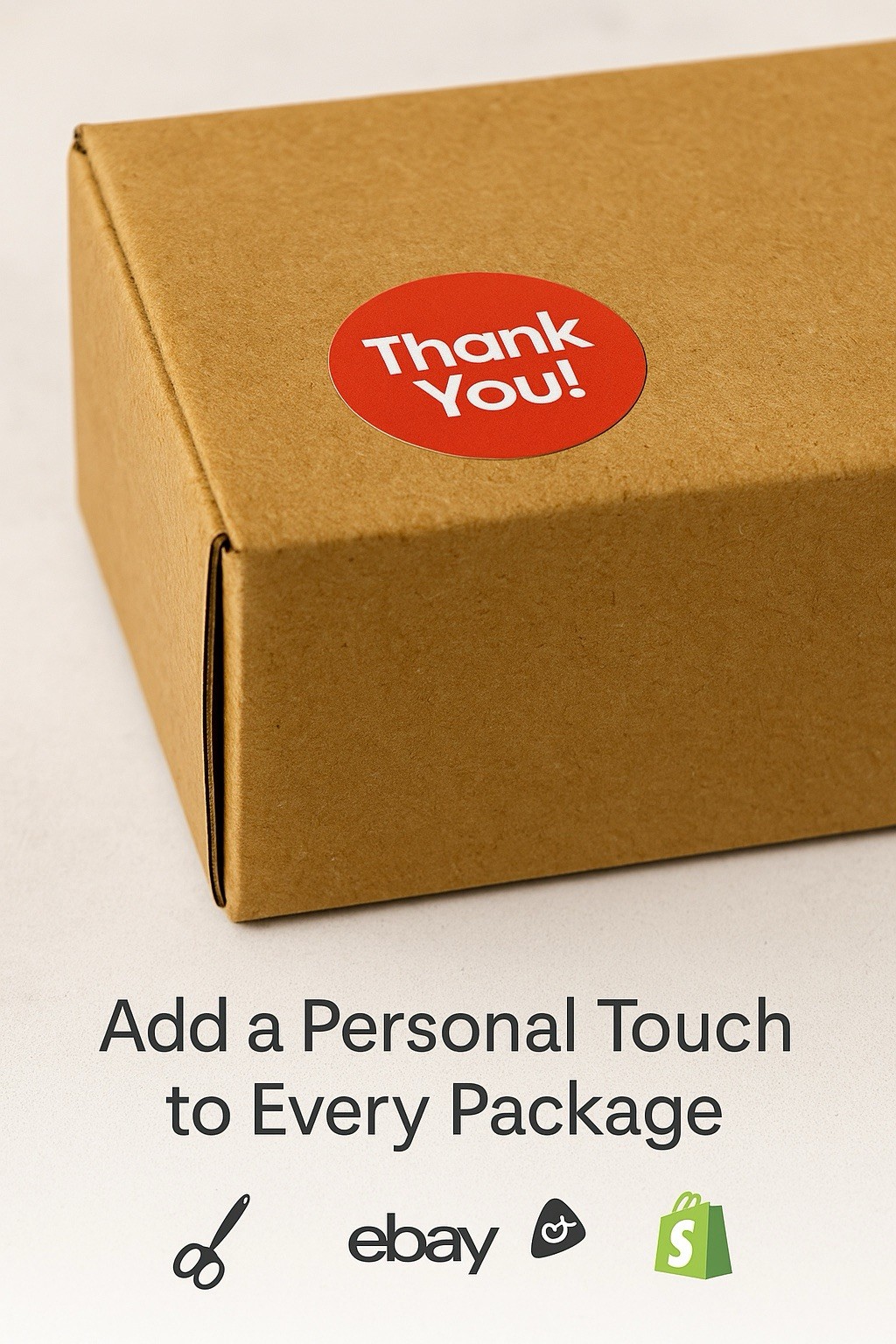 100 4×8 Color Bubble Mailers White Blue Teal Purple + 100 Thank You Stickers