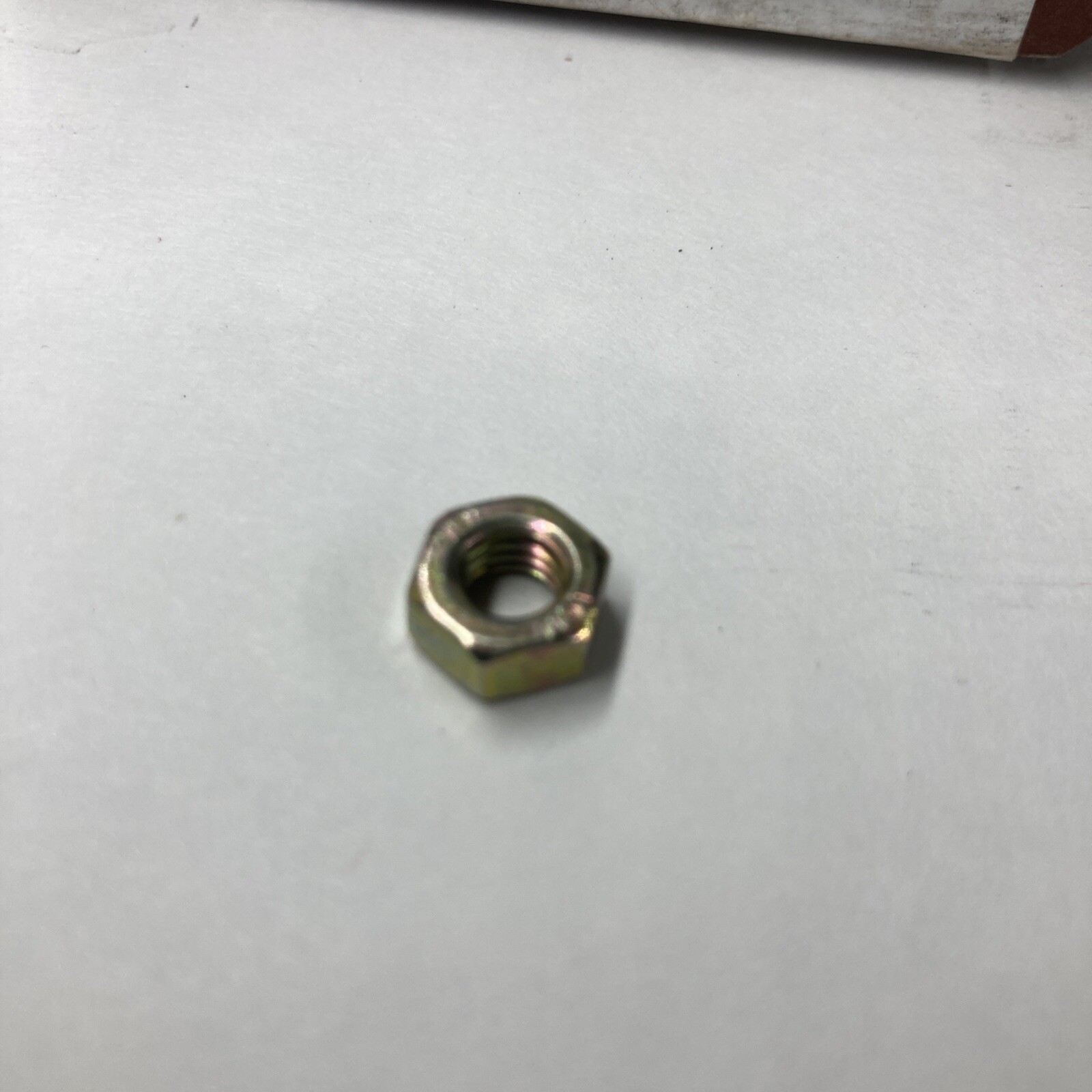 (100) M6-1.0 Hex Nuts Class 10 Zinc Yellow Din 934 CR6 Nut 6mm x 1 Nuts