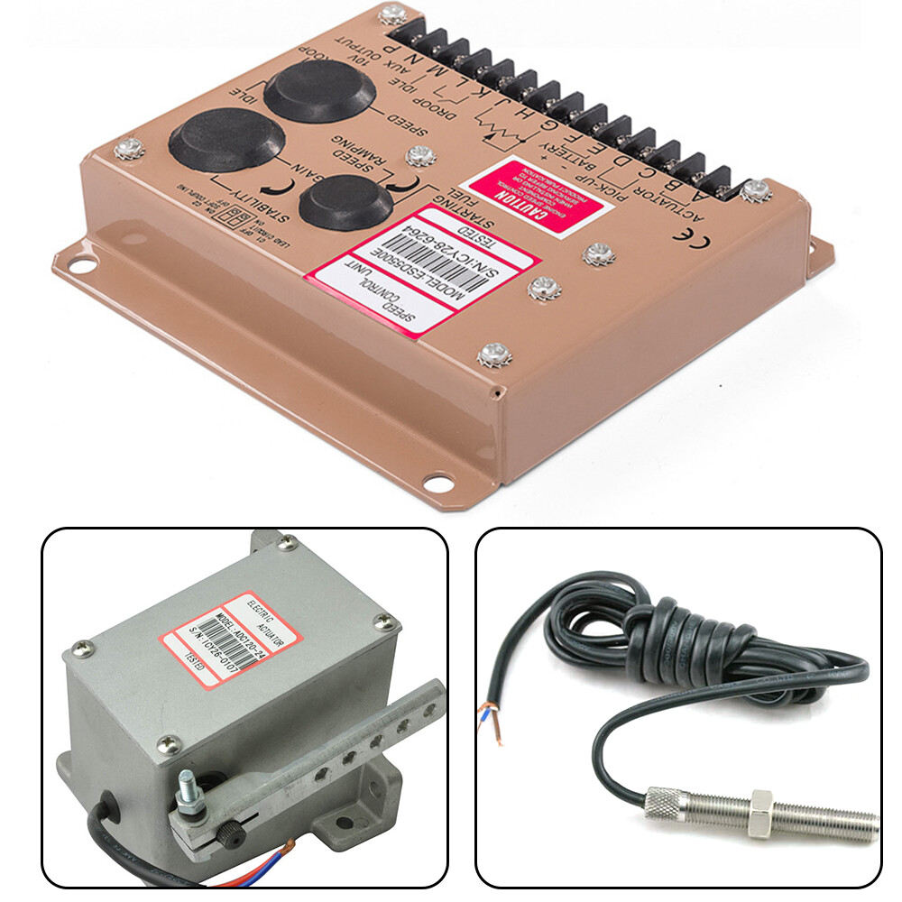 ESD5500E 12/24V Speed Governor Controller & Sensor MSP6729 & ADC120 Actuator
